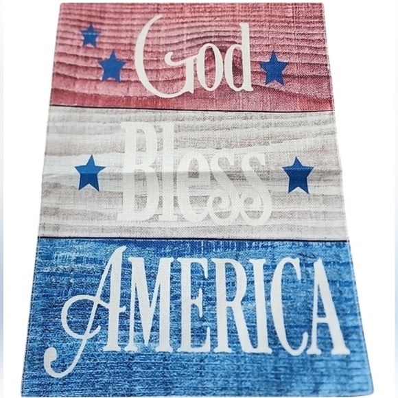 🎉🎉***CLEARANCE***🎉🎉 Patriotic God Bless America garden flag - Picture 1 of 2